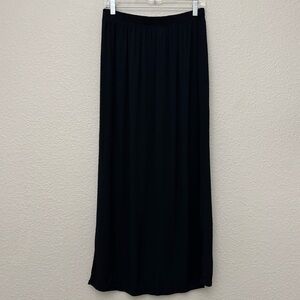 Hot Cotton by Marc Ware Black Maxi Skirt Size Large